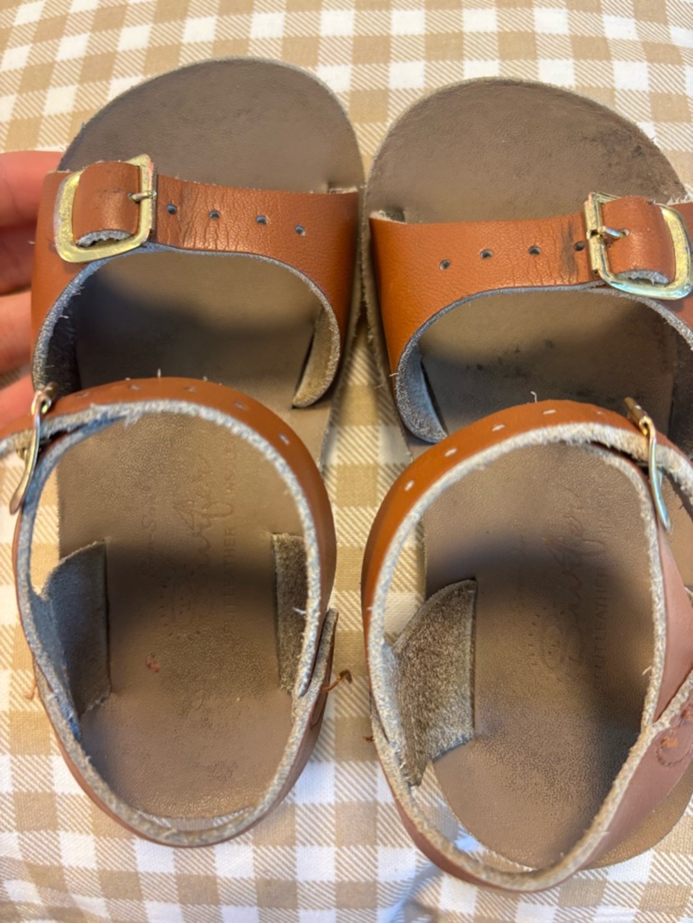 Saltwater sandals toddler size 9